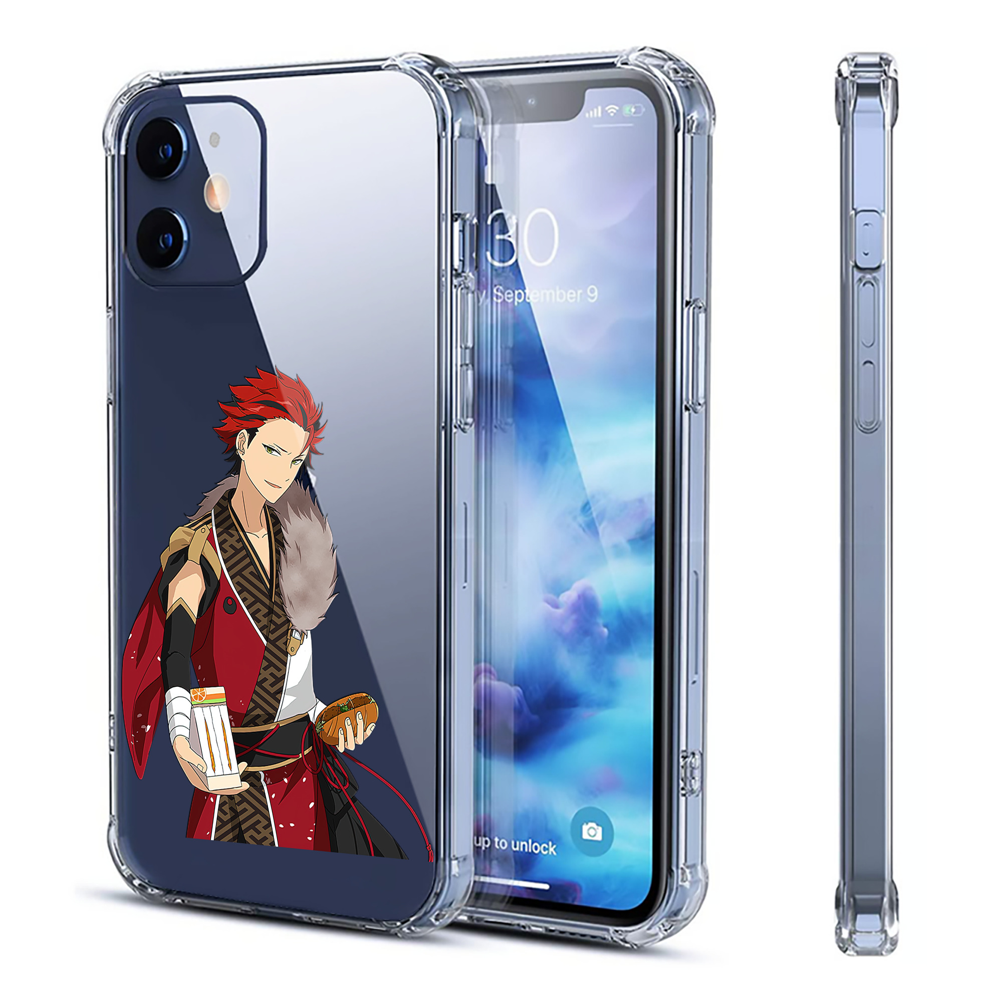 （画像用） あんさんぶるスターズ! Ensemble Stars 【iPhone 12シリーズ対応】透明スマホケース（クリアソフトケース）